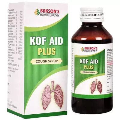 Bakson's Kof Aid Plus Cough Syrup Sugar Free-115ml