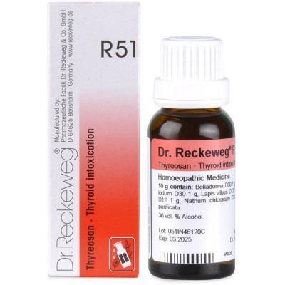 Dr. Reckeweg R51 Thyreosan - Thyroid Intoxication Drop - YourMedKart