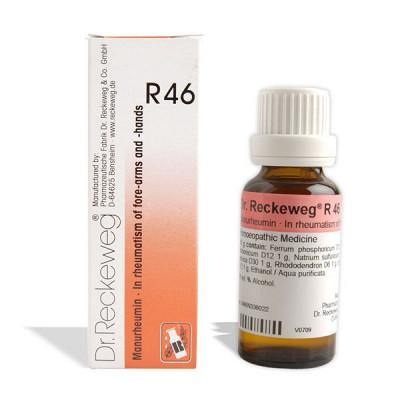 Dr. Reckeweg R46 Manurheumin - Rheumatism Of Forearms And Hands Drop - YourMedKart
