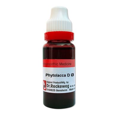 Dr. Reckeweg Phytolacca D Mother Tincture Q