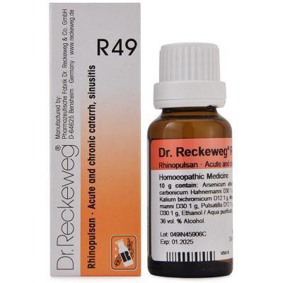 Dr. Reckeweg R49 Rhinopulsan - Acute and Chronic Catarrh, Sinusitis - YourMedKart