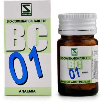 Dr Willmar Schwabe India Bio-Combination 01 Tablet - Anaemia - YourMedKart