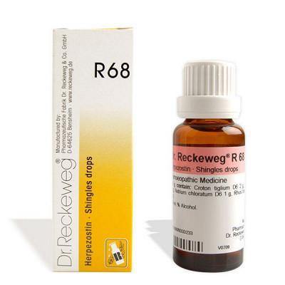 Dr. Reckeweg R68 Herpezostin - Shingles Skin Rash Drop - YourMedKart