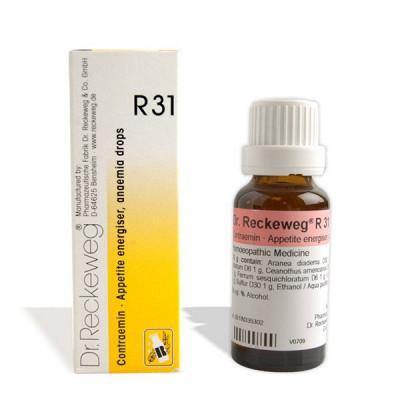 Dr. Reckeweg R31 Contraemin - Appetite Energiser, Anaemia Drops - YourMedKart