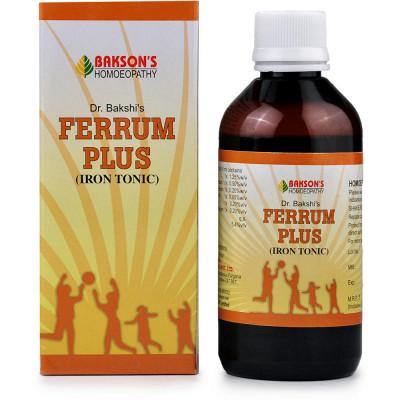 Bakson's Ferrum Plus Iron Tonic - YourMedKart