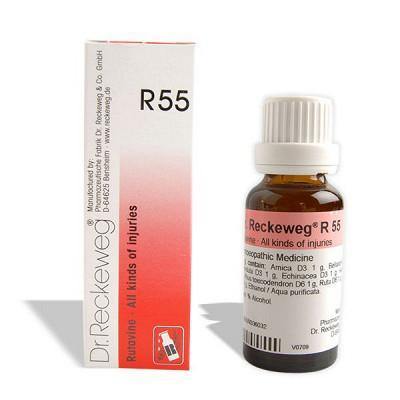 Dr. Reckeweg R55 Rutavine - All Kinds Of Injuries Drop - YourMedKart