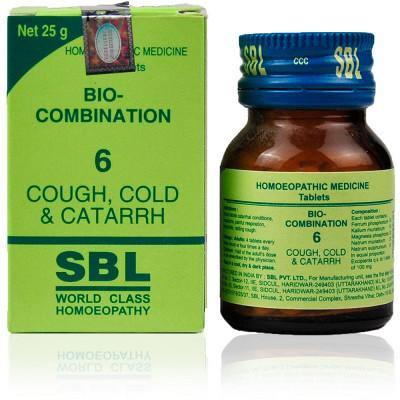 SBL Bio-Combination 6 Tablet - Cough, Cold & Catarrh - YourMedKart