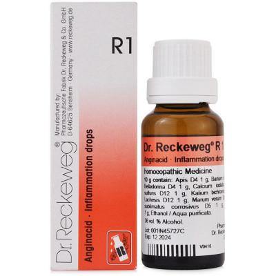 Dr. Reckeweg R1 Anginacid - Inflammation Drop - YourMedKart
