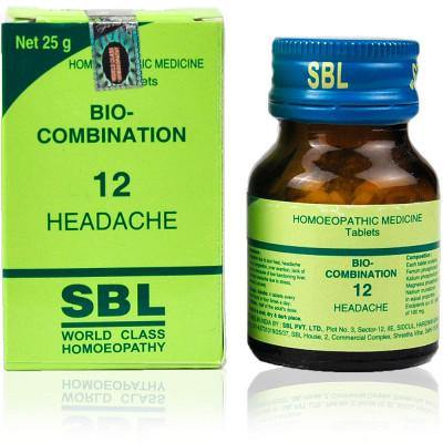 SBL Bio-Combination 12 Tablet - Headache - YourMedKart