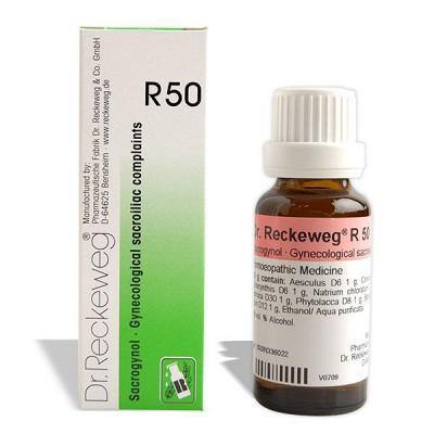 Dr. Reckeweg R50 Sacrogynol - Gynecological Sacroiliac Complaints Drop - YourMedKart