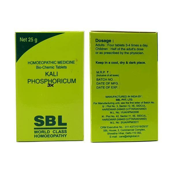 SBL Kali Phosphoricum Tablets - YourMedKart