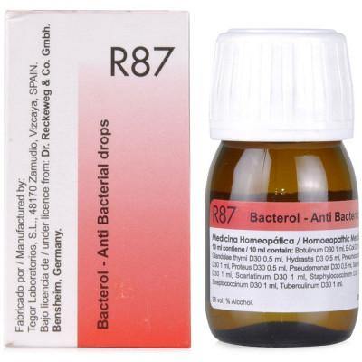 Dr. Reckeweg R87 Bacterol - Anti Bacterial Drop - YourMedKart