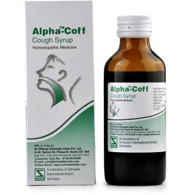 Dr Willmar Schwabe India Alpha-Coff Cough Syrup - YourMedKart
