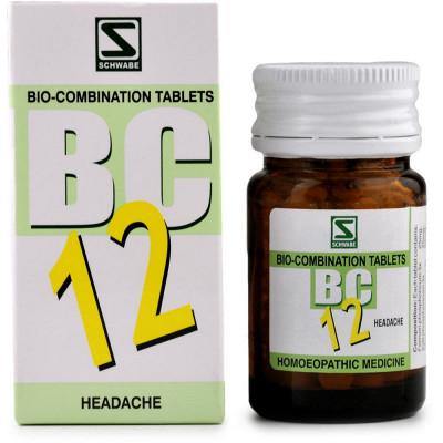 Dr Willmar Schwabe India Bio-Combination 12 Tablet - Headache - YourMedKart
