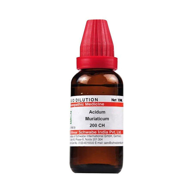 Dr Willmar Schwabe India Acid Muriaticum - YourMedKart