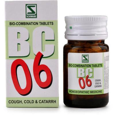 Dr Willmar Schwabe India Bio-Combination 06 Tablet - Cough, Cold & Catarrh - YourMedKart