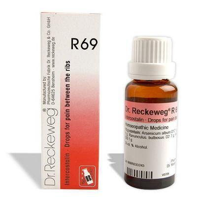 Dr. Reckeweg R69 Intercostalin - Drops for Pain Between The Ribs - YourMedKart