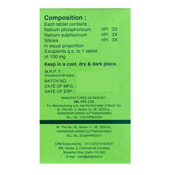 SBL Bio-Combination 25 Tablet - Acidity,Flatulence & Indigestion - YourMedKart
