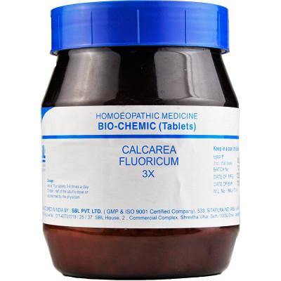 SBL Calcarea Fluoricum Biochemic Tablets - YourMedKart