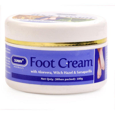 Bakson Sunny Foot Cream With Aloevera, Witch Hazel & Sarsaparilla