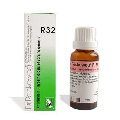 Dr. Reckeweg R32 Antihidrosin - Hyperhidrosis of varying Genesis - YourMedKart