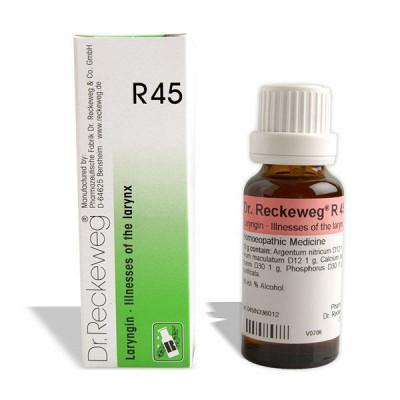 Dr. Reckeweg R45 Laryngin - Illnesses of the Larynx Drops - YourMedKart