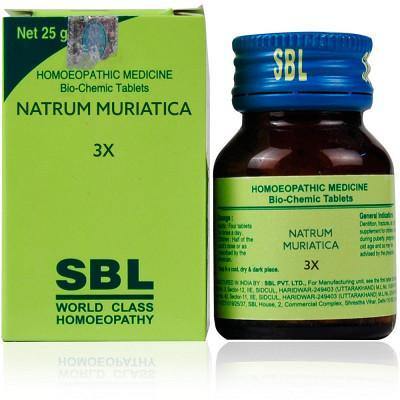 SBL Natrum Muriaticum Biochemic Tablet - YourMedKart