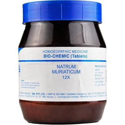 SBL Natrum Muriaticum Biochemic Tablet - YourMedKart
